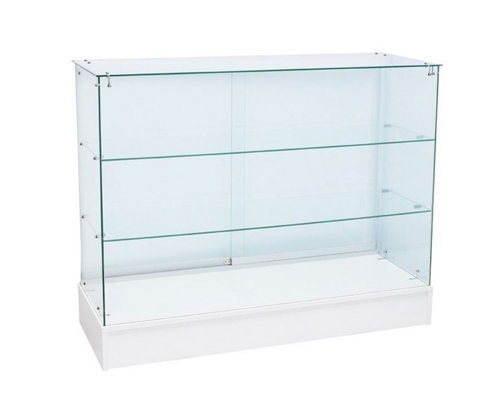 4ft Frameless floor display case w/ LED Lights - Image 2
